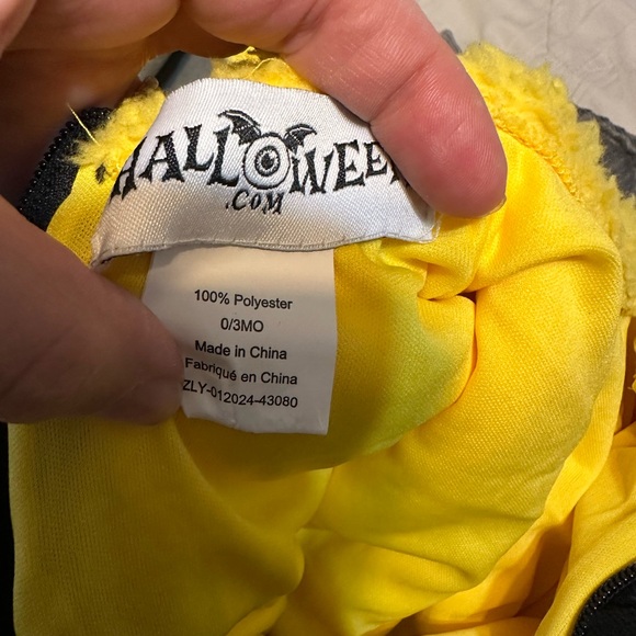 Halloween Pumpkin Hoodie, Hat and Booties & Bumble Bee Costume Baby 0-3 months - Picture 12 of 13